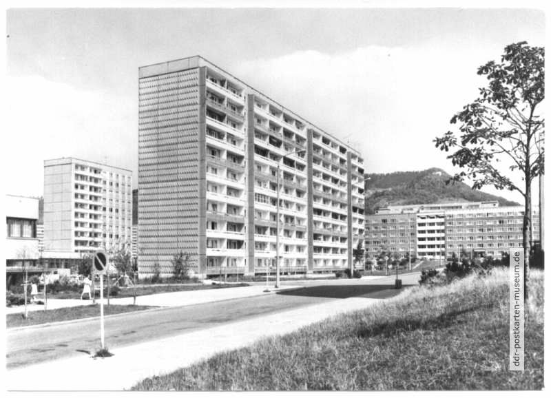 Neubauten in Jena-Lobeda - 1977