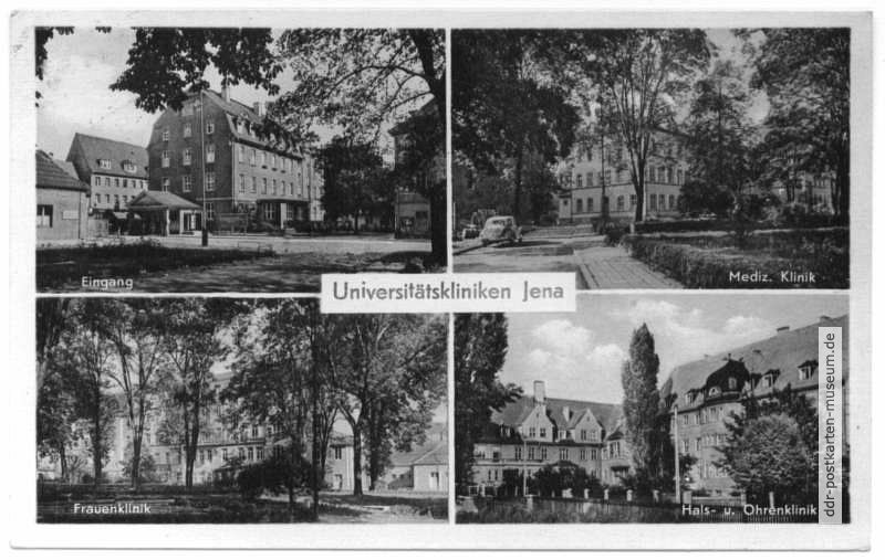 Universitätskliniken in Jena - 1962