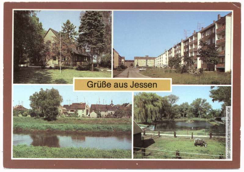 Kinderkurheim, Straße der Freundschaft, An der Elster, Tierpark - 1984