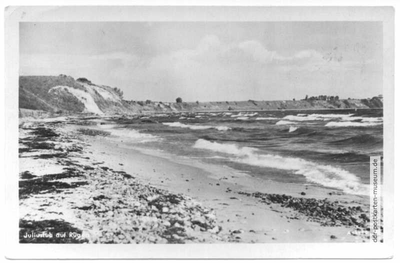 Strand von Juliusruh auf Rügen - 1953
