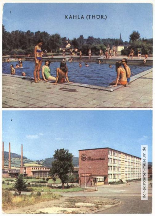 Volksbad, VEB Porzellanwerk Kahla - 1970
