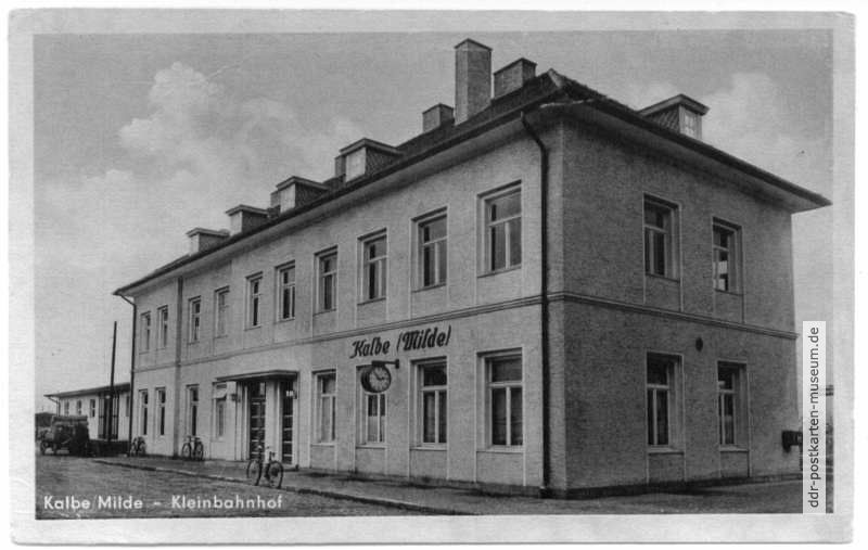 Bahnhof der Kleinbahn - 1954