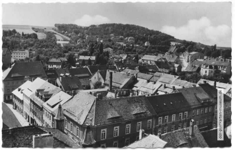 Blick über die Stadt zum Hutberg - 1961