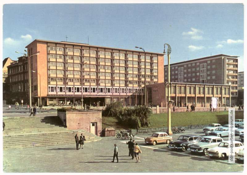 Interhotel "Moskau", Straße der Nationen - 1967