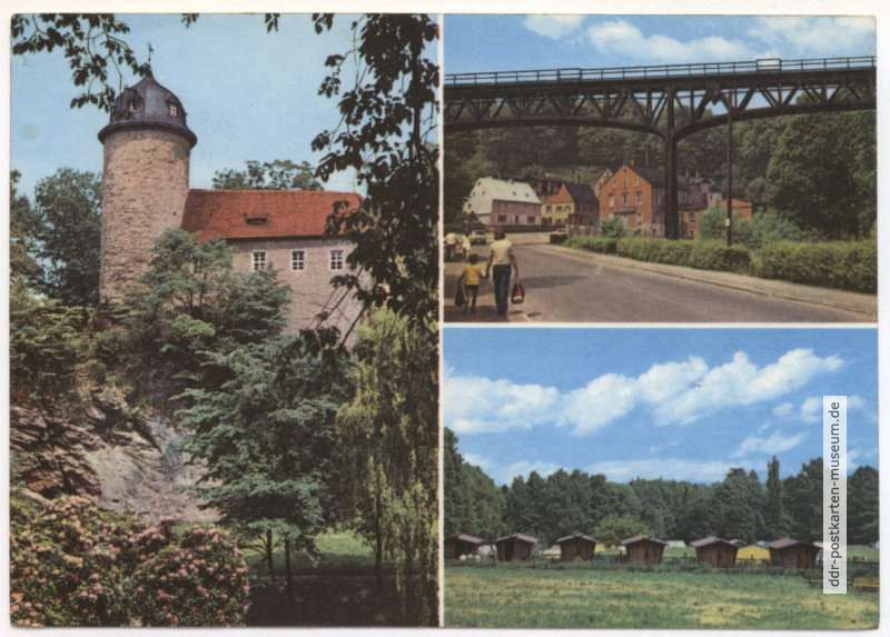 Naherholungsgebiet Oberrabenstein - Burg, Viadukt, Zeltplatz - 1976