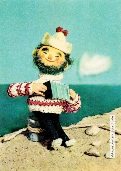 Aus Kartenserie "Eine Seefahrt ist lustig", Seemannslieder immer wieder - 1968