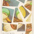 Grußkarte "Puzzlegruss zum Kindergeburtstag" mit Puzzlevorlage - 1985