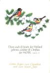 Weihnachtskarte mit Zitat Lukas - 1982