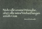 Spruchkarte mit Zitat von Dietrich Bonhoeffer - 1965