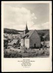 Spruchkarte mit Zitat von Paul Gerhardt, Kirche in Oberhasel (Thür.) - 1960