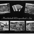 Gesamtansicht, Blick vom Aschberg, Schloß, Teilansicht, Rathaus - 1961
