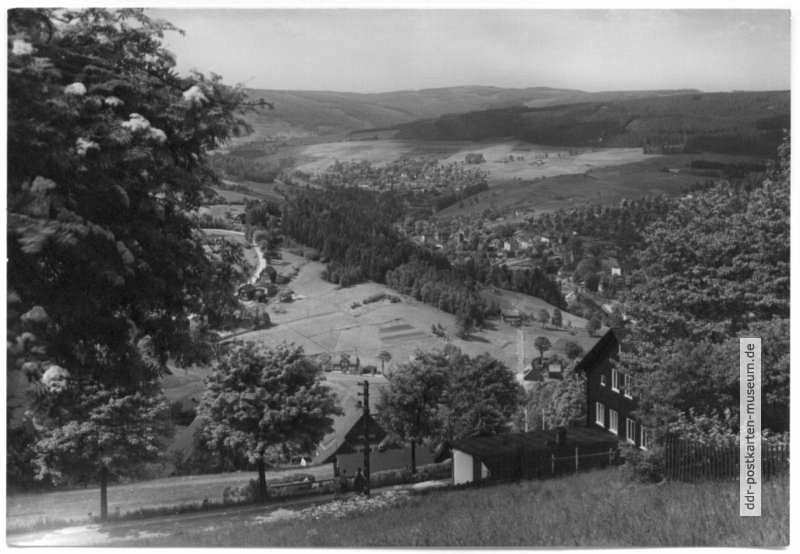 Blick über Klingentahl vom Aschberg - 1967