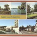 Schilflaube und Liebesinsel im Kölpinsee, Konzertplatz, FDGB-Heim, Goethestraße - 1988