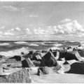 Wellenbrecher am Strand von Kölpinsee - 1962