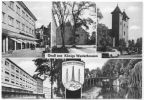 Kaufhaus, Jagdschloß, Kirche, Kreiskrankenhaus, Nottekanal - 1970