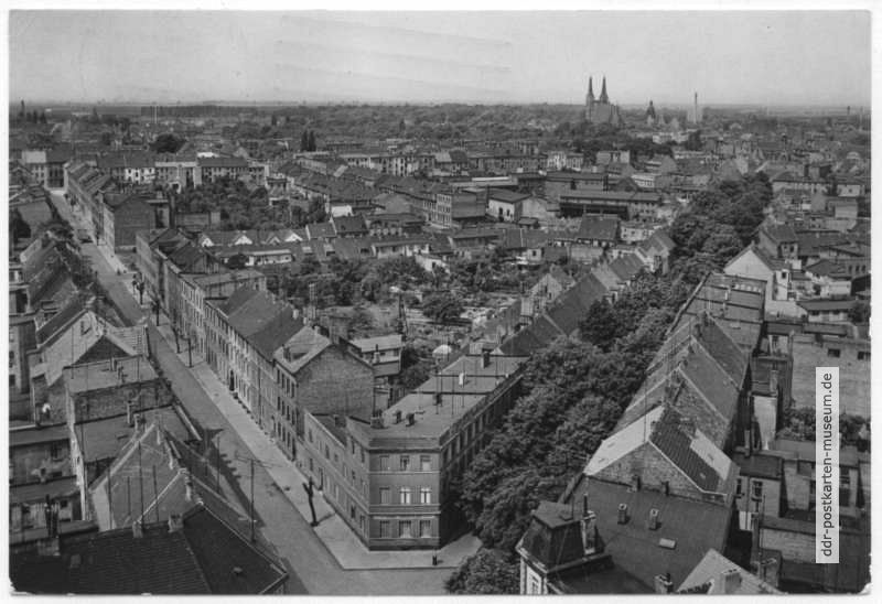Blick über die Stadt - 1980