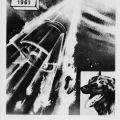 Dritte Weltraumhündin "Tschernuschka" mit Raumschiff 4 - 1961