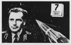 Major German Stepanowitsch Titow umkreiste mit "Wostok 2" siebzehnmal die Erde - 1961
