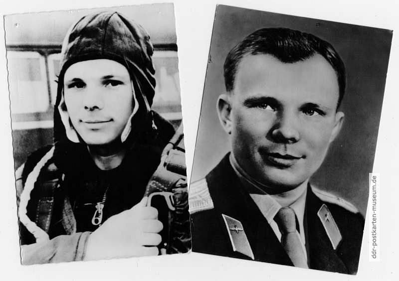 Juri Alexejewitsch Gagarin, der erste Kosmonaut / Weltraumfahrer - 1961