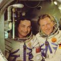 Gemeinsamer Kosmosflug UdSSR / DDR, die Fliegerkosmonauten Waleri Bykowski und Sigmund Jähn - 1978