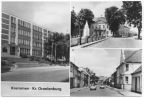 Polytechnische Oberschule, Blick zum Rathaus, Wilhelm-Pieck-Straße - 1985