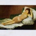 Gemälde "Die nackte Maja" 1800 von Francisco de Goya (Prado, Madrid) - 1976/1982