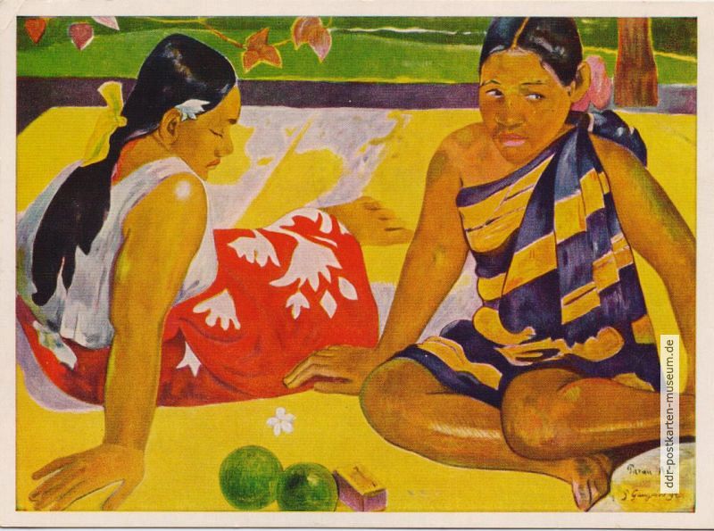 Ölbild "Zwei Frauen von Tahiti" von Paul Gauguin
