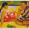 Ölbild "Zwei Frauen von Tahiti" von Paul Gauguin