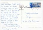 Sehr kuriose Anschrift an die nette Serviererin der Mitropa-Gaststätte in Torgau - 1981