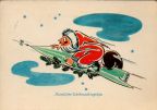 Fortschrittlicher sozialistischer Weihnachtsmann als Kosmonaut - 1965