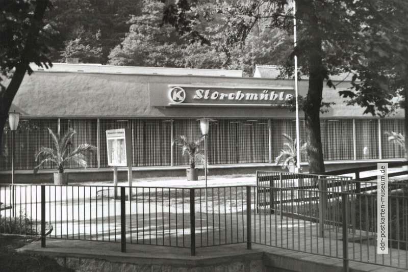 Konsum-Gaststätte "Storchmühle" bei Wernigerode - 1967