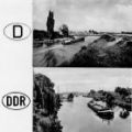 Binnenschiffahrt im Kanal bei Hille (Schleswig-Holstein) und auf Plauer Kanal (Mecklenburg) - 1970 / 1966