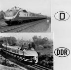 "TransEuropa-Express" der DB und Schnellzug "Karola" der DDR-Reichsbahn - 1975 / 1982