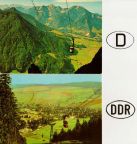 Seilbahn bei Ruhpolding, Rauschbergbahn (Bayern) und in Oberwiesenthal (Erzgebirge) - 1970 / 1974