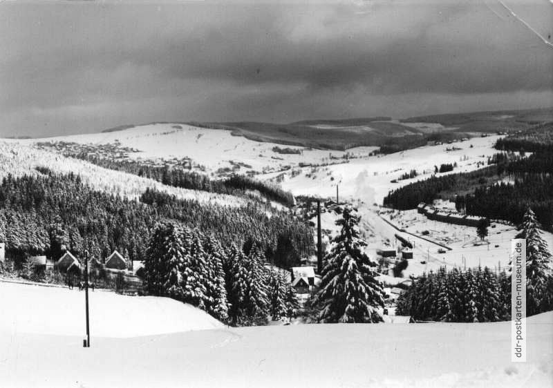 Blick von Steinheidel nach Breitenbrunn - 1967
