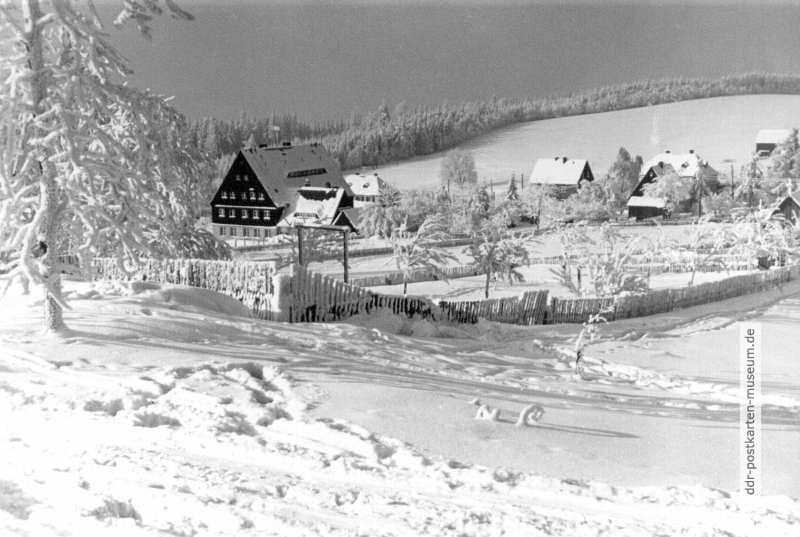Winterliche Idylle in Frauenstein - 1972