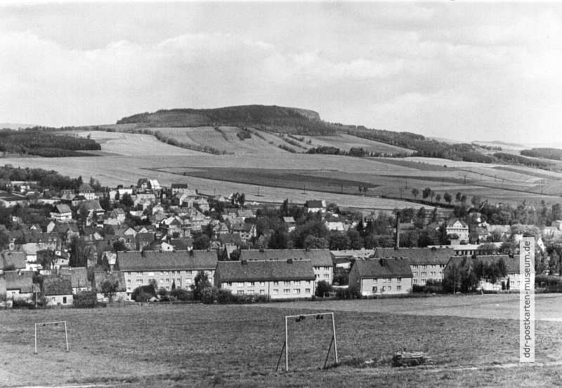 Blick auf Crottendorf - 1980