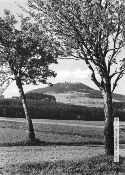 Blick zum Bärenstein, 898 Meter ü.d.M. - 1960