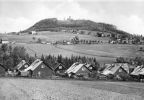 Kurort Bärenstein, Blick zum Bärenstein mit Berghotel - 1973