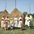 Spreewald-Mädchen in Sorbischen Trachten - 1982