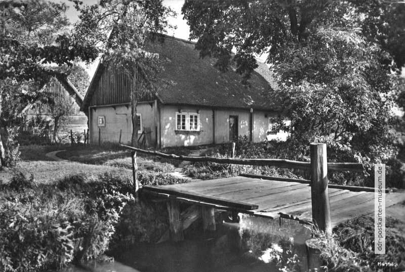 Altes Bauernhaus im Spreewald - 1957
