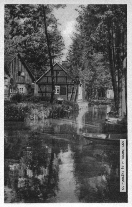 Der Spreewald im schönen Lehde - 1956