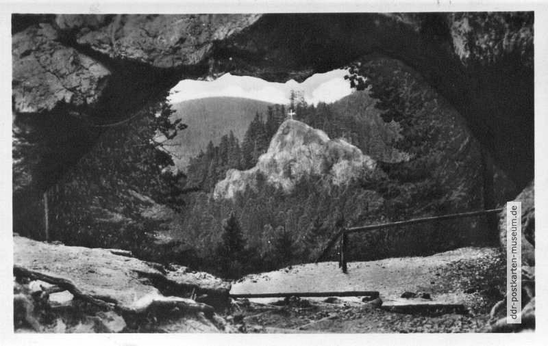 Blick vom Torstein zum Aschenbergstein bei Friedrichroda - 1950