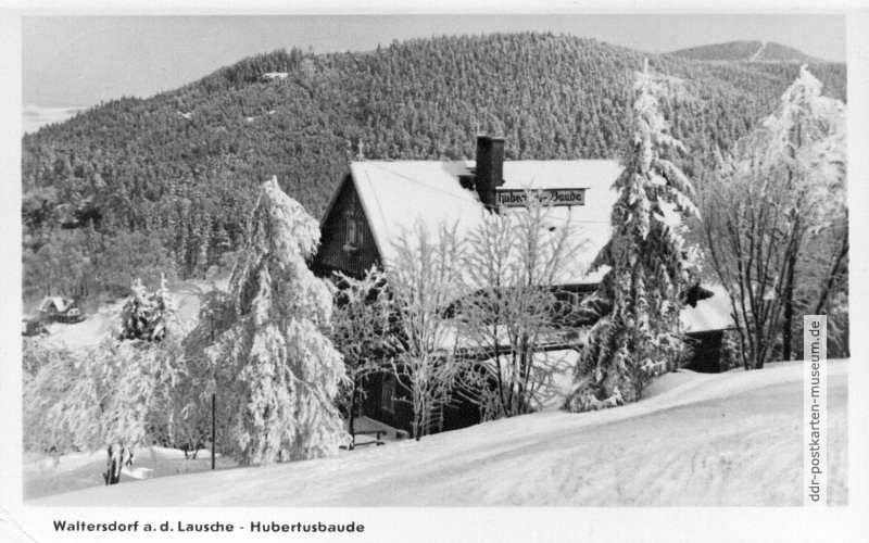 Hubertusbaude an der Lausche bei Waltersdorf - 1951