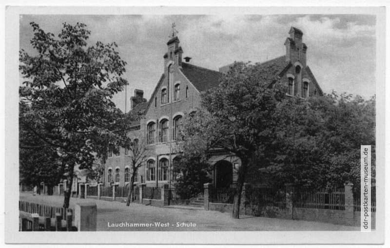 Lauchhammer-West, Bogjama-Oberschule - 1958