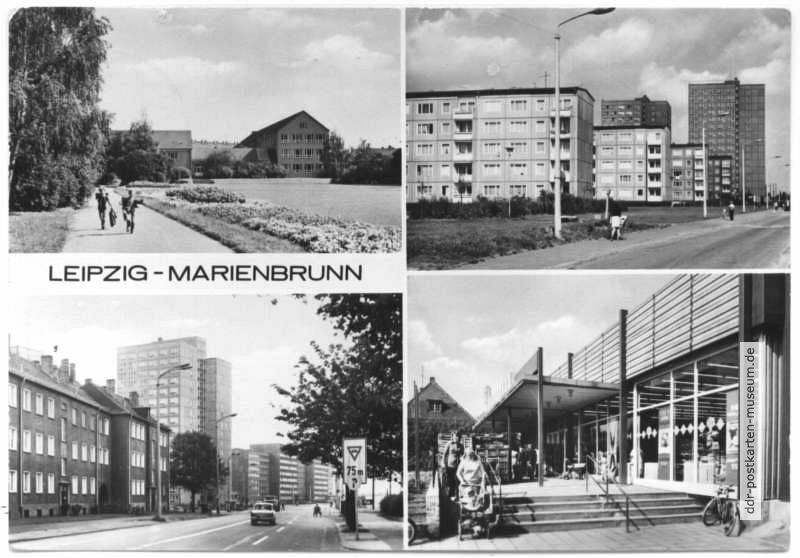 Oberschule, Neubauten, Hochhaus, Kaufhalle - 1975