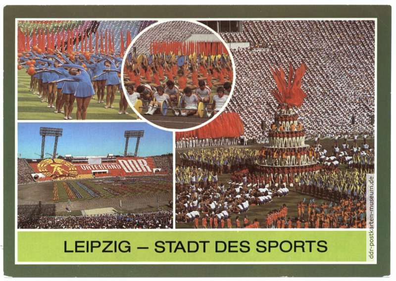 Leipzig - Stadt des Sports (Turn- und Sportfest) - 1986