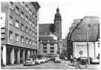Blick in die Burgstraße, Thomaskirche, Thüringer Hof - 1970