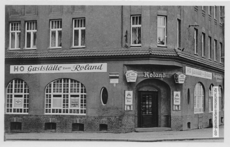 HO-Gaststätte "Zum Roland", Seelenbinderstraße - 1957