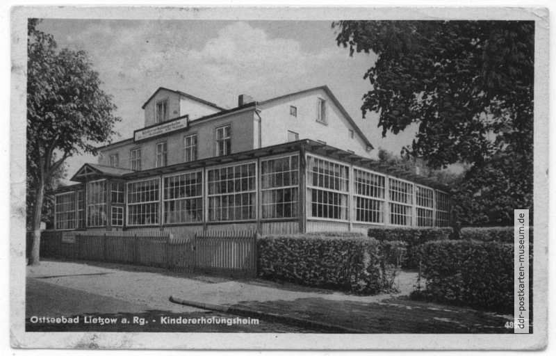 Kindererholungsheim Lietzow - 1951